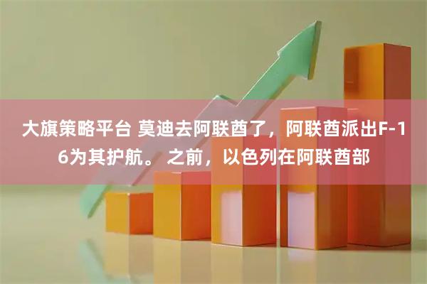 大旗策略平台 莫迪去阿联酋了，阿联酋派出F-16为其护航。 之前，以色列在阿联酋部